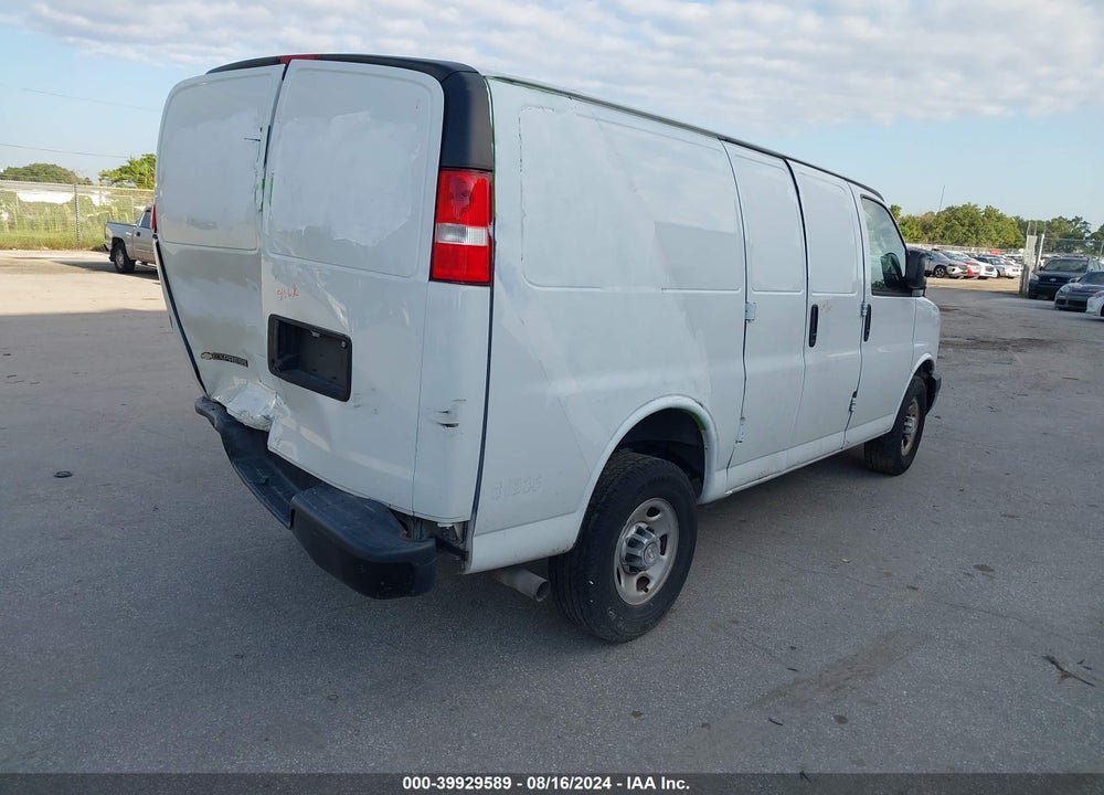 2020 CHEVROLET EXPRESS CARGO RWD 2500 REGULAR WHEELBASE WT VIN: 1GCWGAFPXL1218722