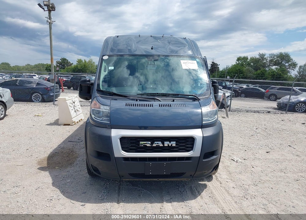 2019 RAM PROMASTER 2500 HIGH ROOF 159 WB VIN: 3C6TRVDGXKE516973