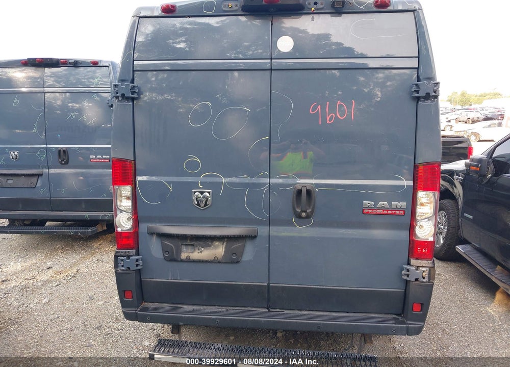 2019 RAM PROMASTER 2500 HIGH ROOF 159 WB VIN: 3C6TRVDGXKE516973
