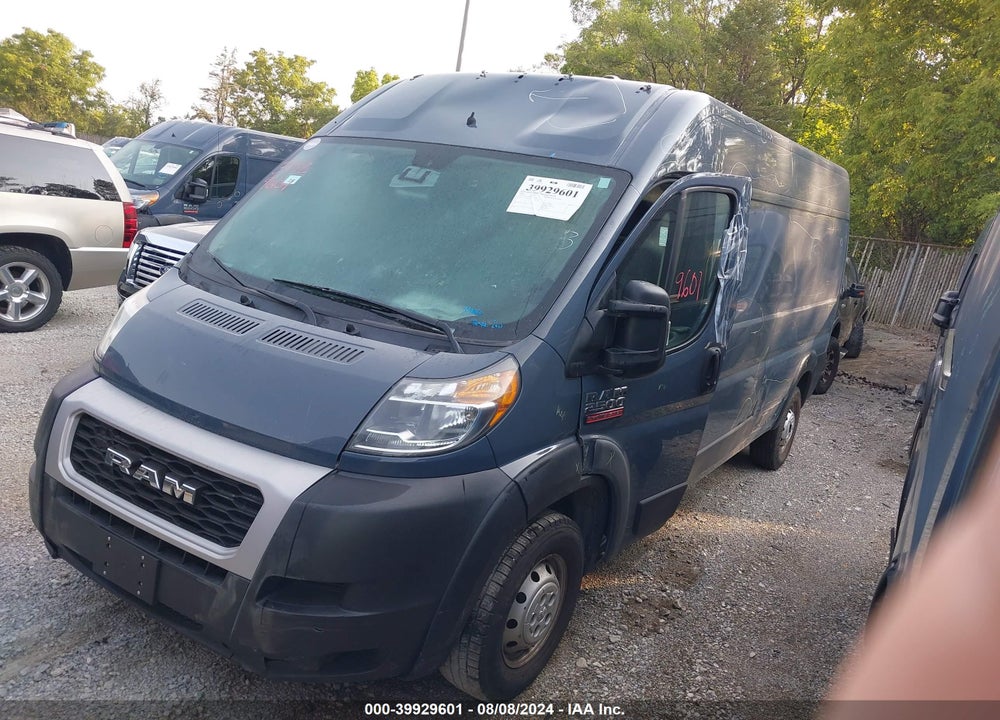 2019 RAM PROMASTER 2500 HIGH ROOF 159 WB VIN: 3C6TRVDGXKE516973