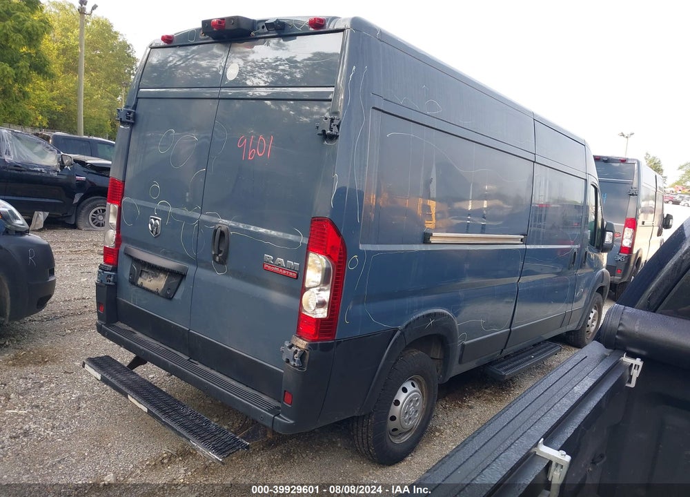 2019 RAM PROMASTER 2500 HIGH ROOF 159 WB VIN: 3C6TRVDGXKE516973
