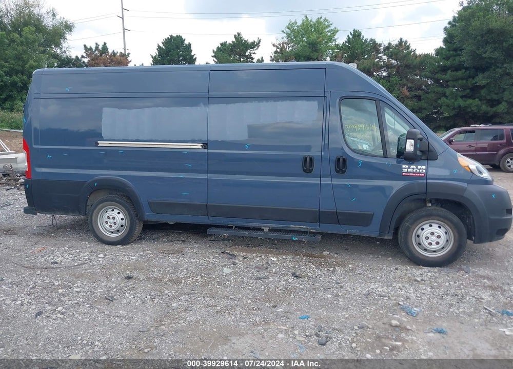 2020 RAM PROMASTER 3500 CARGO VAN HIGH ROOF 159 WB EXT VIN: 3C6URVJG1LE107058