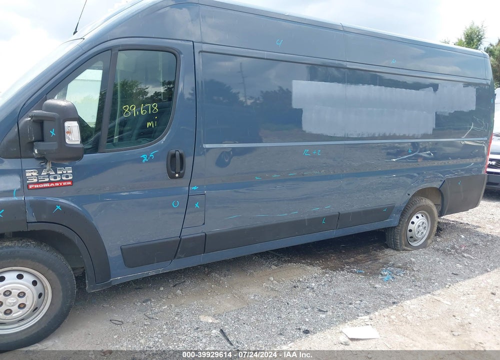 2020 RAM PROMASTER 3500 CARGO VAN HIGH ROOF 159 WB EXT VIN: 3C6URVJG1LE107058