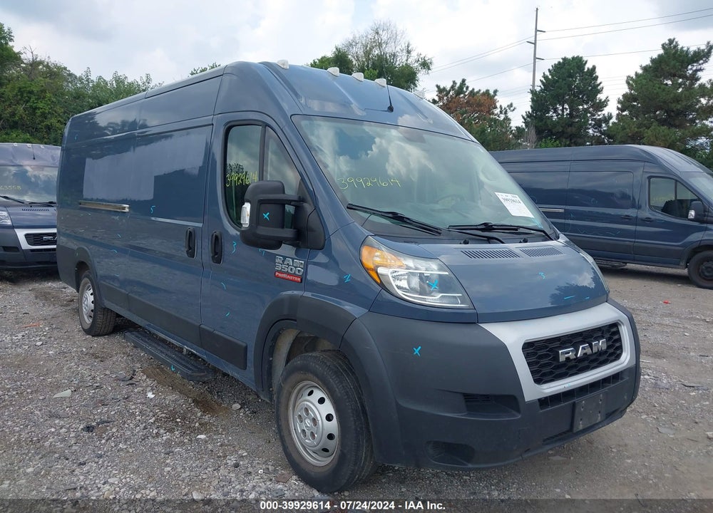 2020 RAM PROMASTER 3500 CARGO VAN HIGH ROOF 159 WB EXT VIN: 3C6URVJG1LE107058