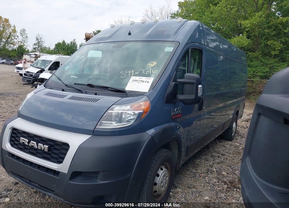 2020 RAM PROMASTER 3500 CARGO VAN HIGH ROOF 159 WB EXT VIN: 3C6URVJG3LE117865