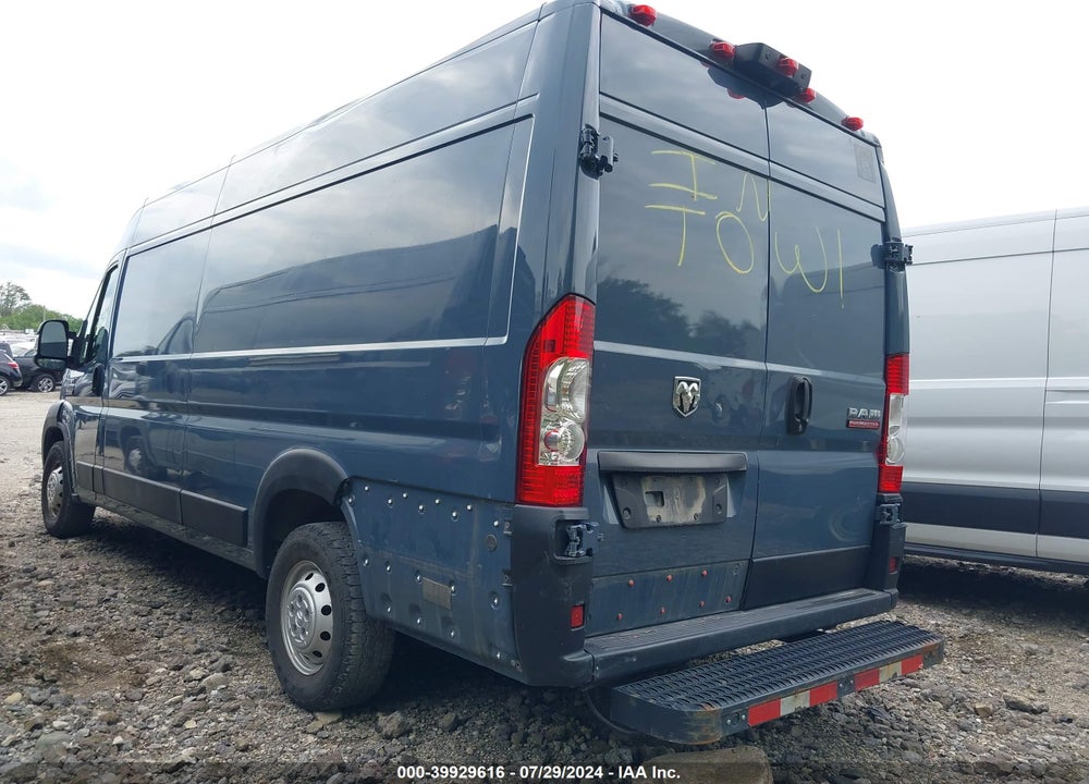 2020 RAM PROMASTER 3500 CARGO VAN HIGH ROOF 159 WB EXT VIN: 3C6URVJG3LE117865
