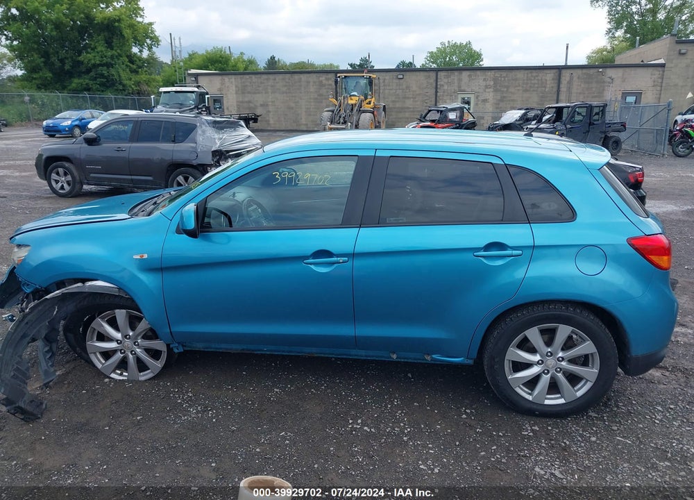 2014 MITSUBISHI OUTLANDER SPORT ES VIN: 4A4AP3AU0EE009870