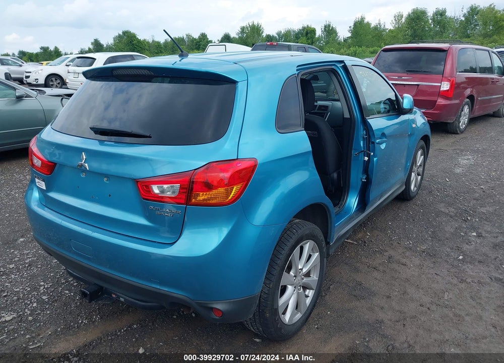 2014 MITSUBISHI OUTLANDER SPORT ES VIN: 4A4AP3AU0EE009870