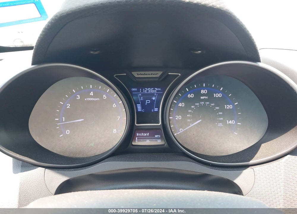2013 HYUNDAI VELOSTER VIN: KMHTC6AE1DU163638