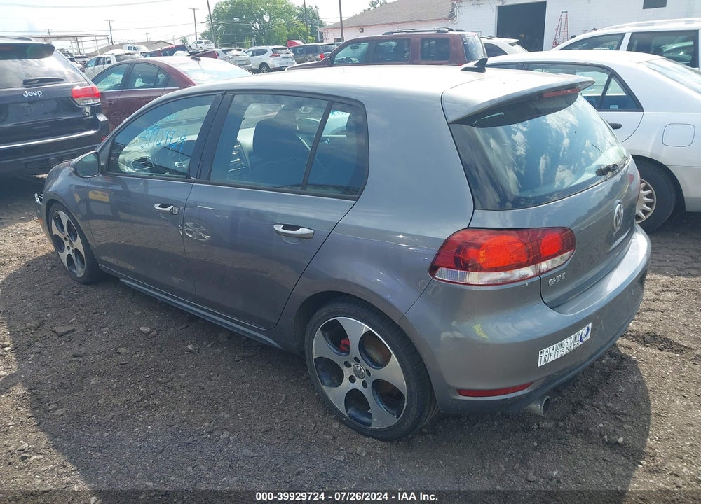2013 VOLKSWAGEN GTI 4-DOOR VIN: WVWGD7AJ3DW123555