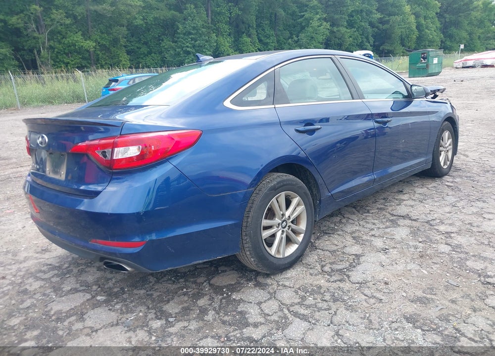 2015 HYUNDAI SONATA SE VIN: 5NPE24AF5FH174636