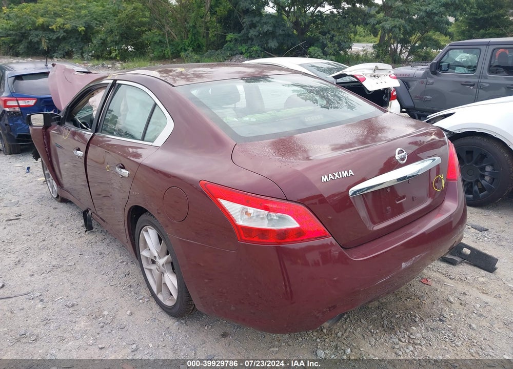 2010 NISSAN MAXIMA VIN: 1N4AA5AP7AC812363