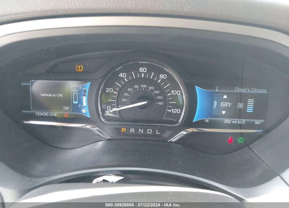 2016 LINCOLN MKZ HYBRID VIN: 3LN6L2LU8GR608043