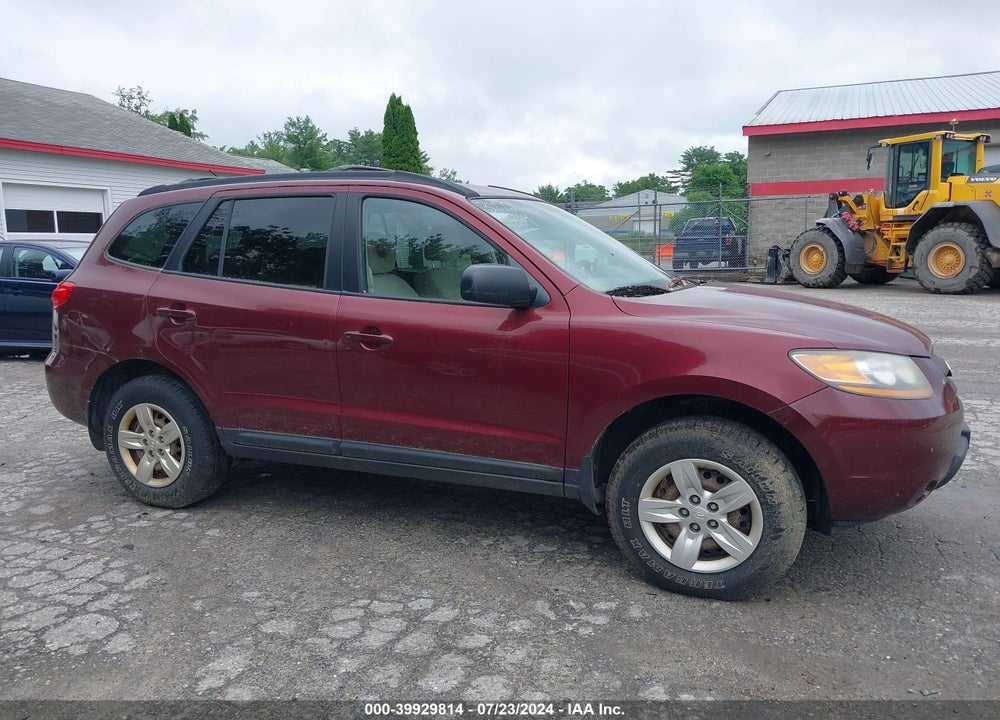 2009 HYUNDAI SANTA FE GLS VIN: 5NMSG73D49H252956