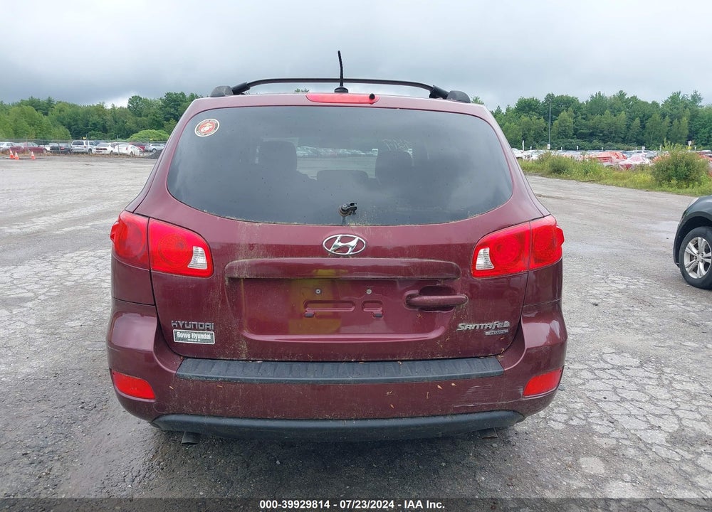 2009 HYUNDAI SANTA FE GLS VIN: 5NMSG73D49H252956
