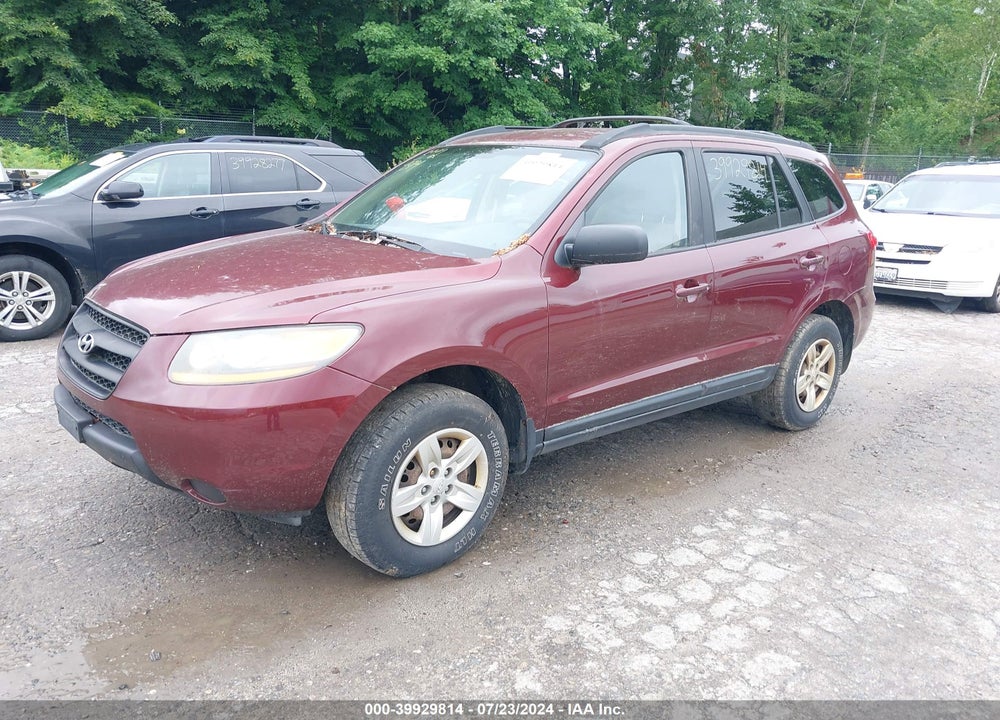 2009 HYUNDAI SANTA FE GLS VIN: 5NMSG73D49H252956