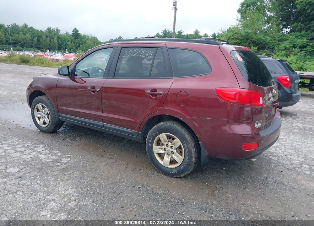 2009 HYUNDAI SANTA FE GLS VIN: 5NMSG73D49H252956