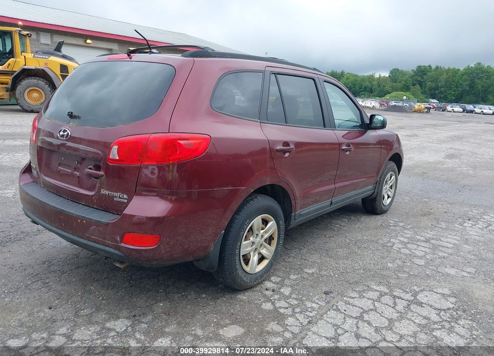 2009 HYUNDAI SANTA FE GLS VIN: 5NMSG73D49H252956