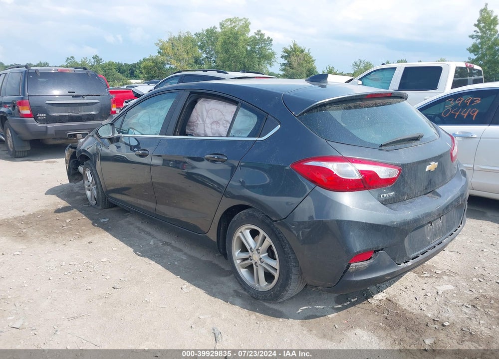 2017 CHEVROLET CRUZE LT AUTO VIN: 3G1BE6SM6HS574404
