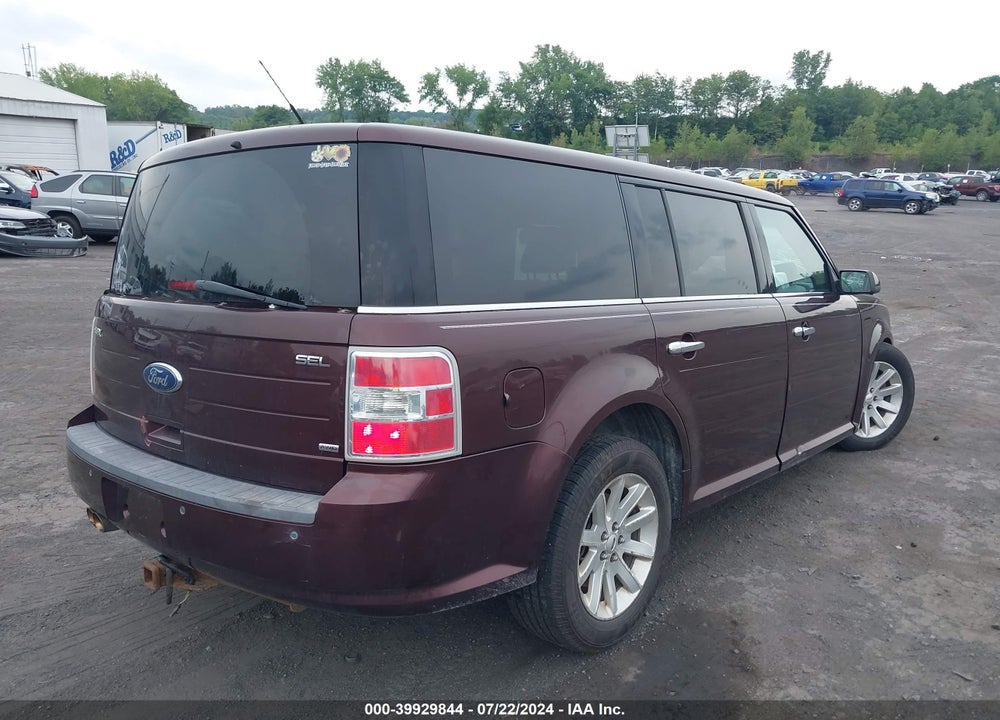 2009 FORD FLEX SEL VIN: 2FMEK62C29BA01782