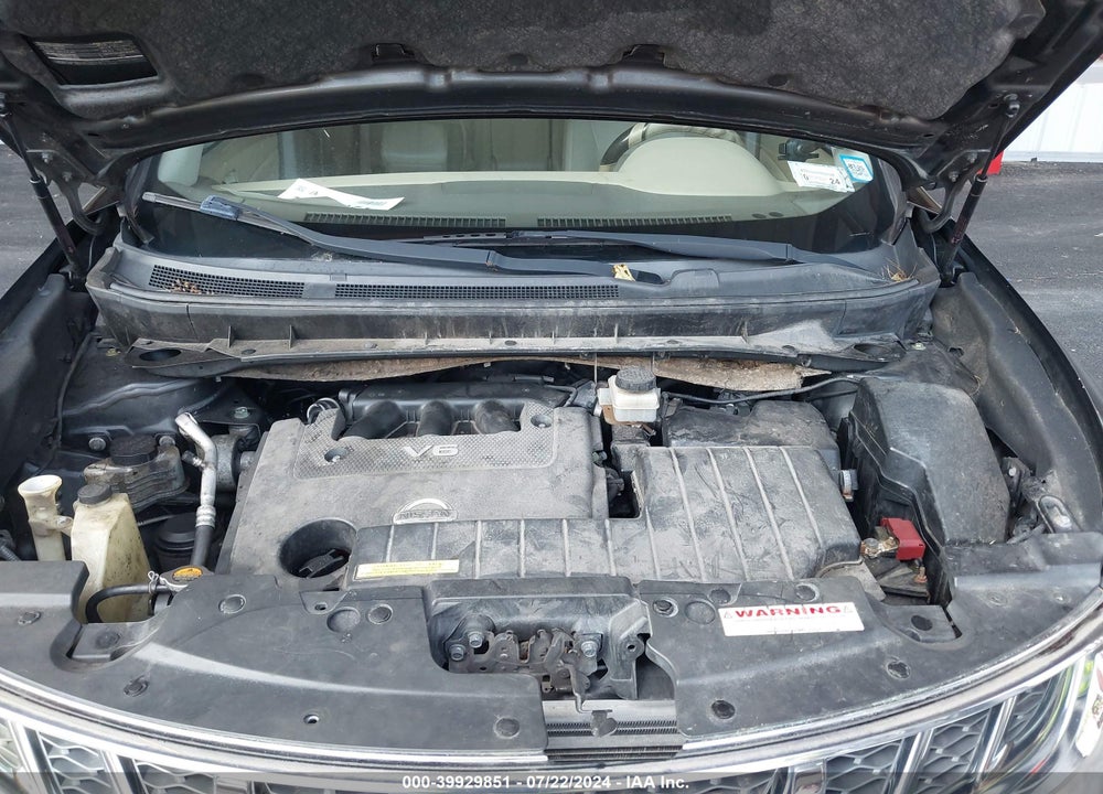 2012 NISSAN MURANO SL VIN: JN8AZ1MW3CW221225