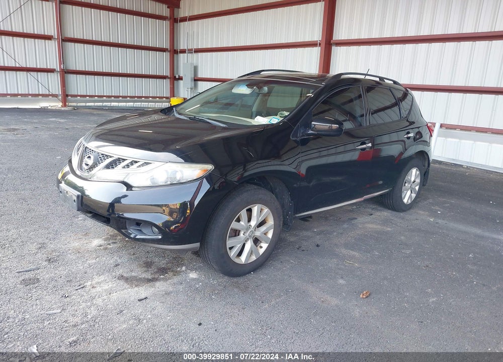 2012 NISSAN MURANO SL VIN: JN8AZ1MW3CW221225