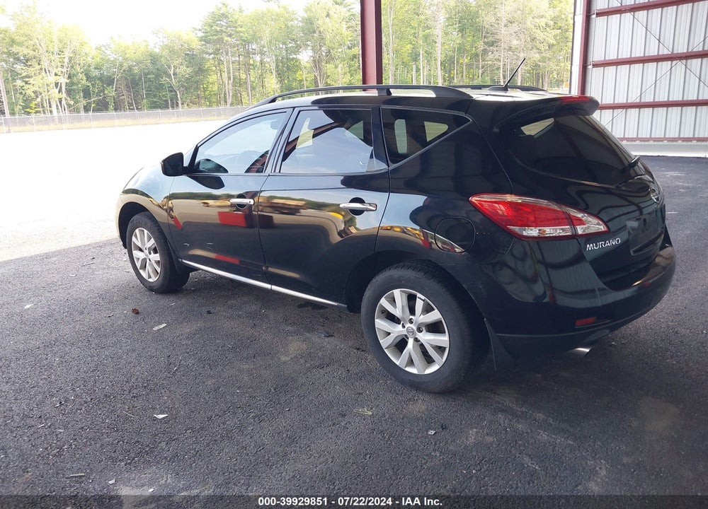 2012 NISSAN MURANO SL VIN: JN8AZ1MW3CW221225