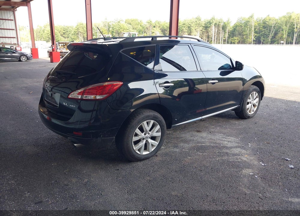 2012 NISSAN MURANO SL VIN: JN8AZ1MW3CW221225