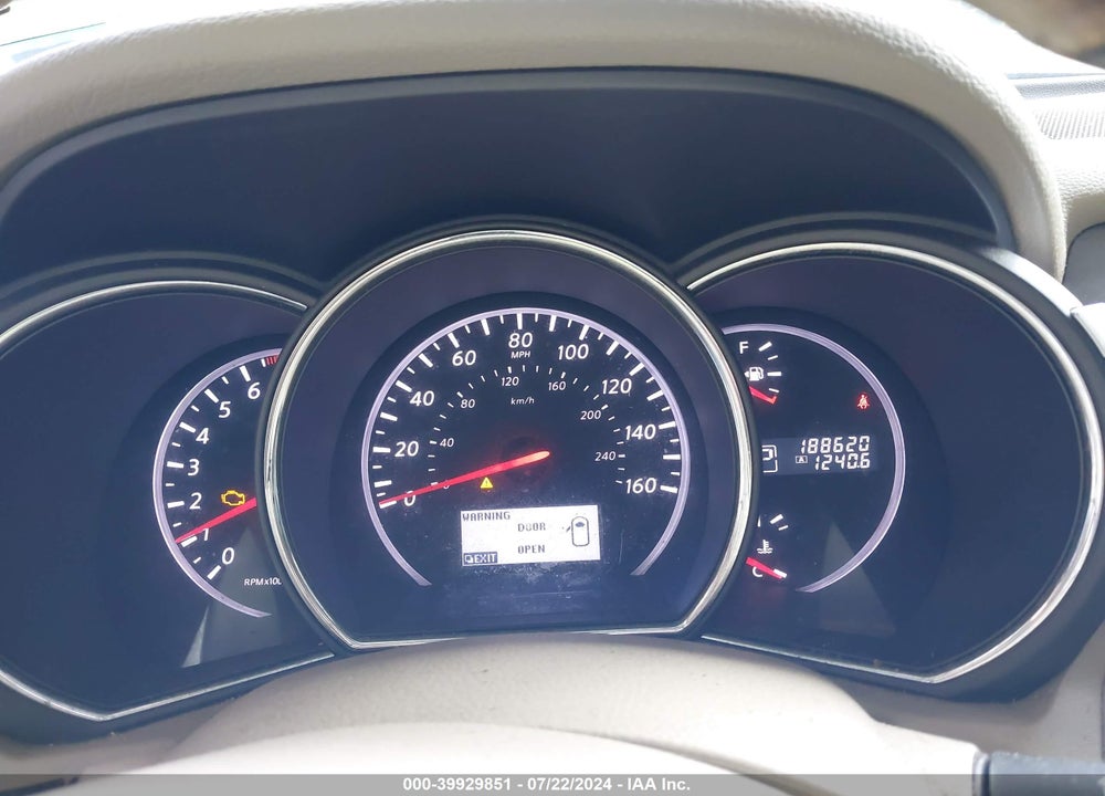 2012 NISSAN MURANO SL VIN: JN8AZ1MW3CW221225