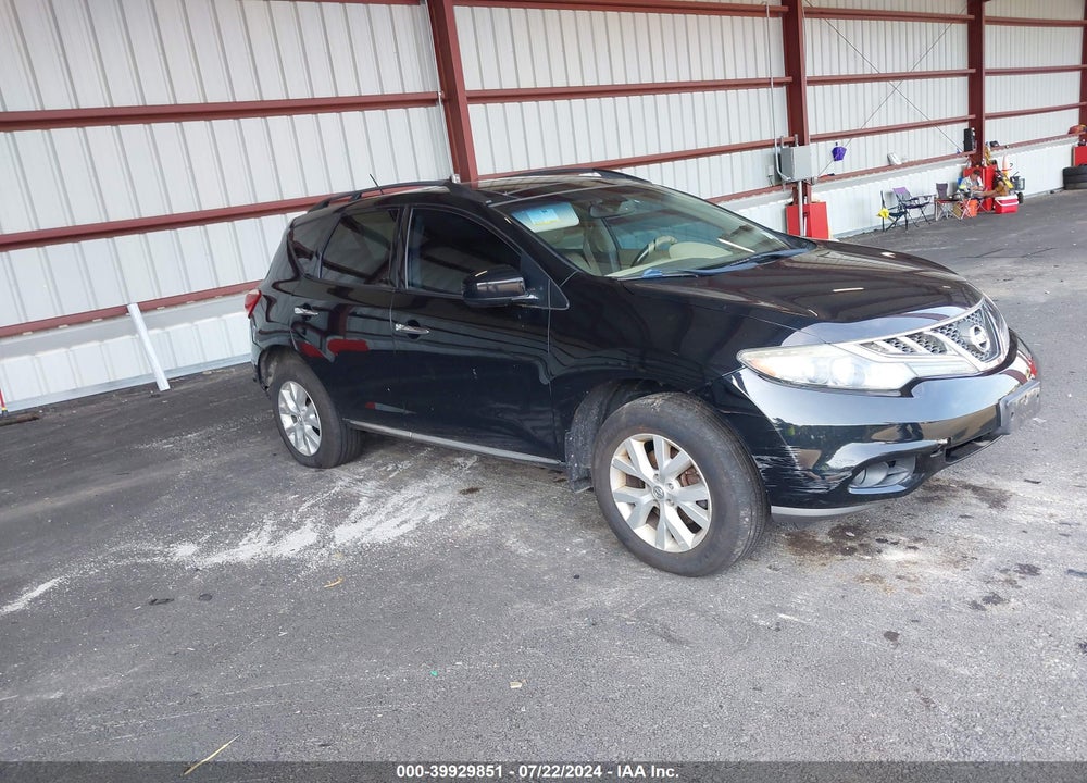 2012 NISSAN MURANO SL VIN: JN8AZ1MW3CW221225