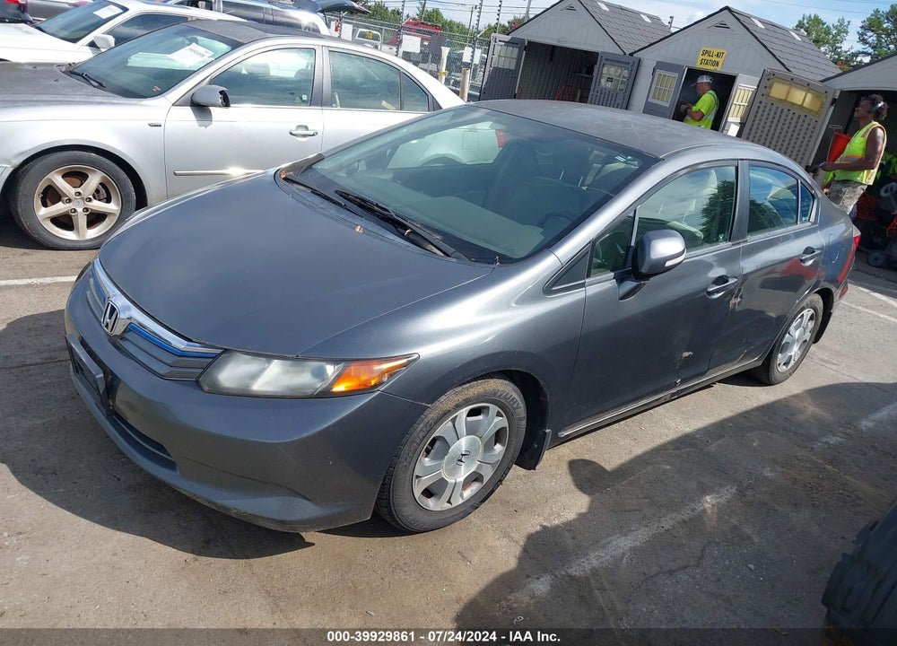 2012 HONDA CIVIC HYBRID VIN: JHMFB4F27CS006194