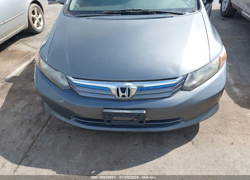 2012 HONDA CIVIC HYBRID VIN: JHMFB4F27CS006194