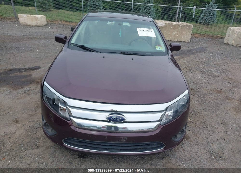 2012 FORD FUSION SE VIN: 3FAHP0HG5CR406446