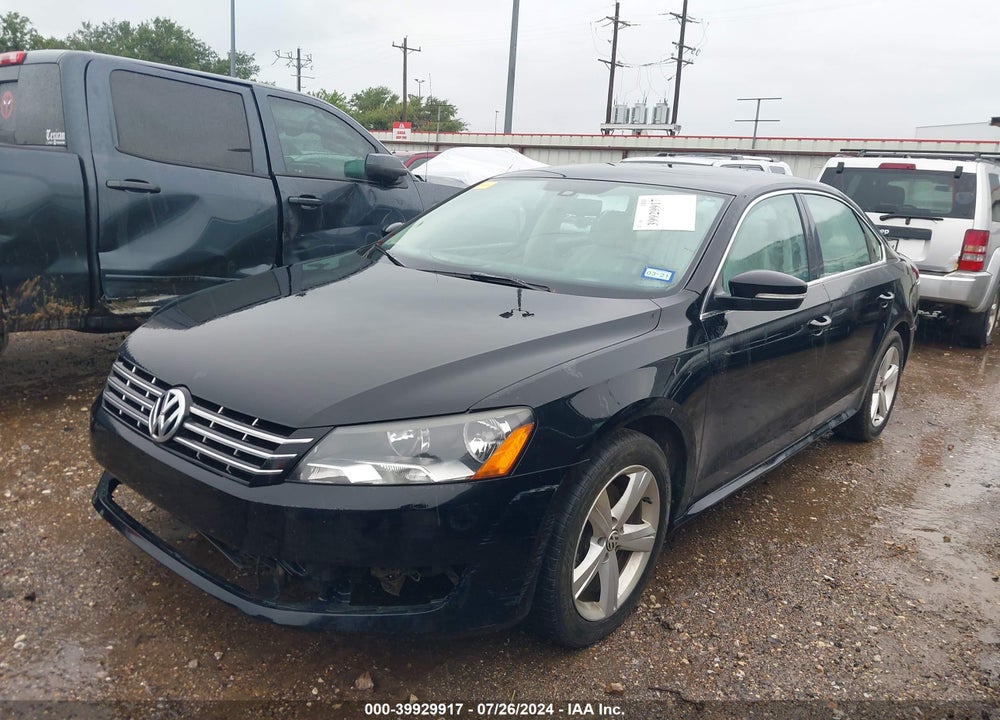 2013 VOLKSWAGEN PASSAT 2.0L TDI SE VIN: 1VWBN7A32DC044854