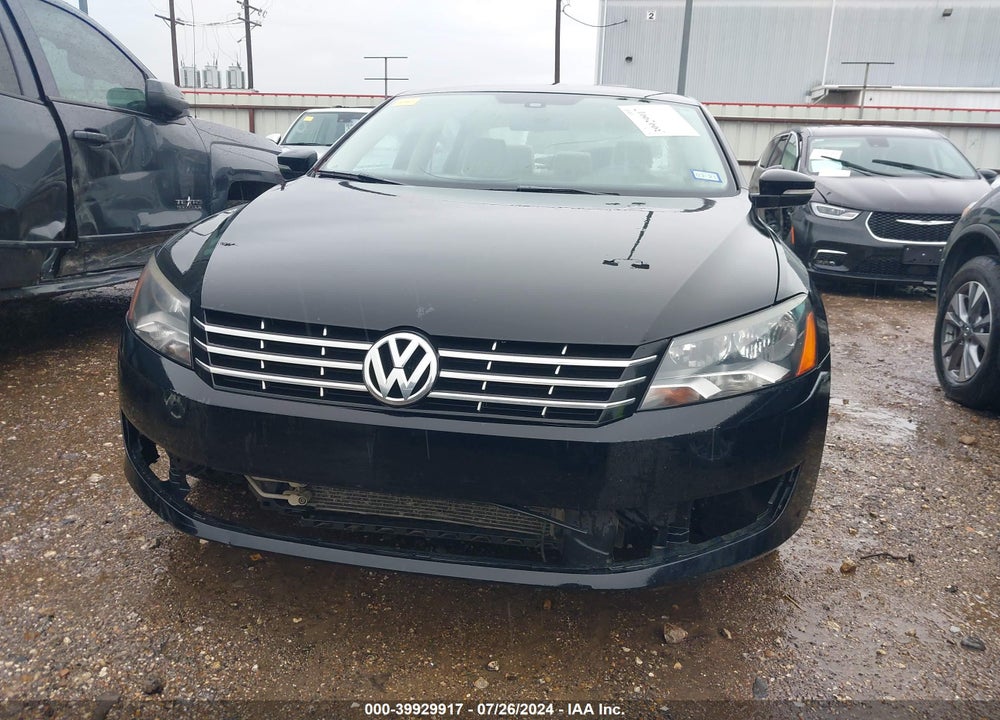 2013 VOLKSWAGEN PASSAT 2.0L TDI SE VIN: 1VWBN7A32DC044854