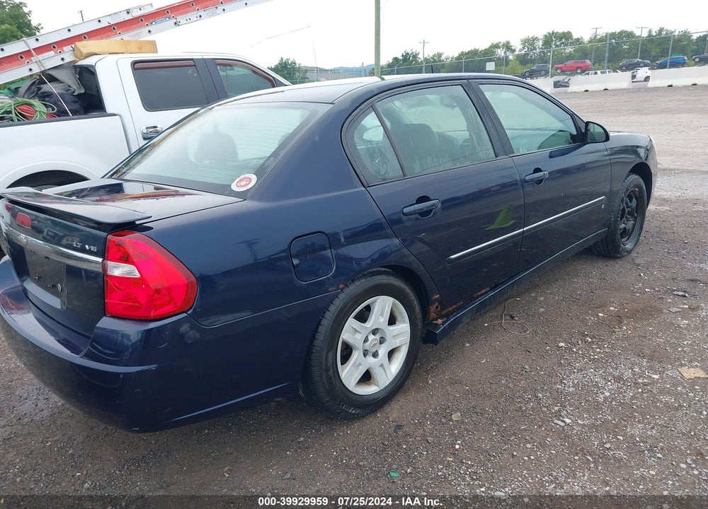 2006 CHEVROLET MALIBU LT VIN: 1G1ZT53826F172803