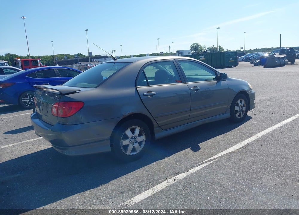 2006 TOYOTA COROLLA S VIN: 2T1BR32E96C705161