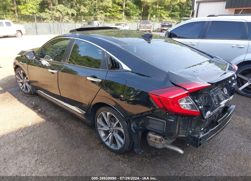 2019 HONDA CIVIC TOURING VIN: 19XFC1F90KE201646