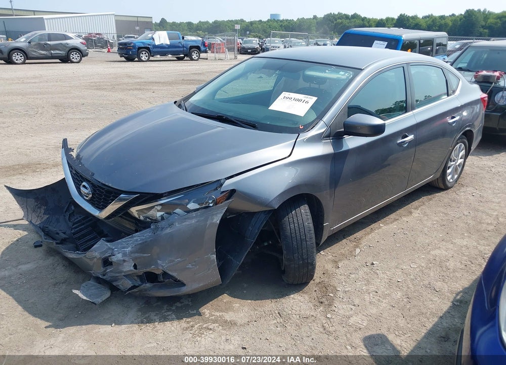 2019 NISSAN SENTRA SV VIN: 3N1AB7AP0KL612064