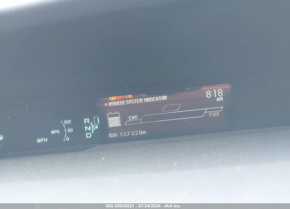 2011 TOYOTA PRIUS THREE VIN: JTDKN3DU5B1424036