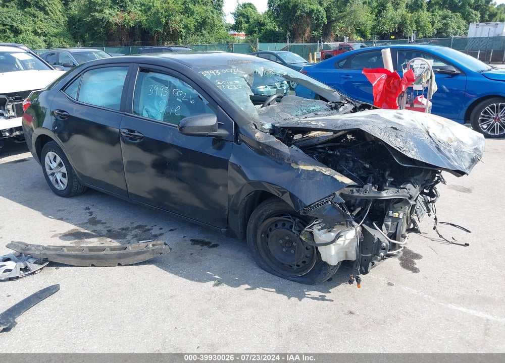 2015 TOYOTA COROLLA L VIN: 2T1BURHE8FC381144