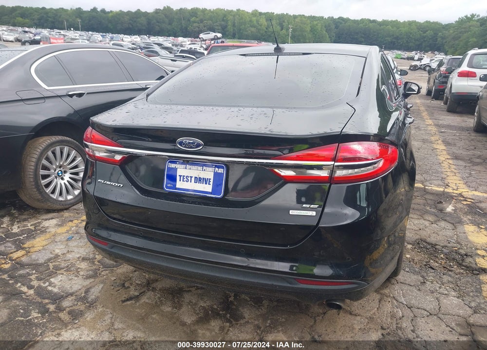 2018 FORD FUSION SE VIN: 3FA6P0HD9JR189087