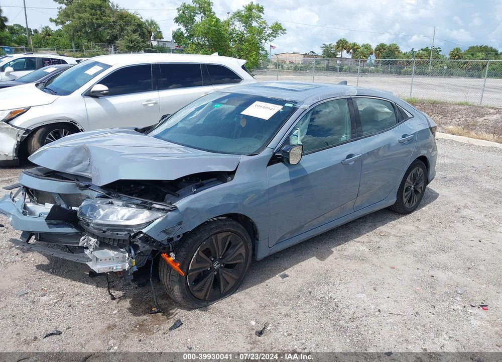 2019 HONDA CIVIC EX VIN: SHHFK7H62KU222824