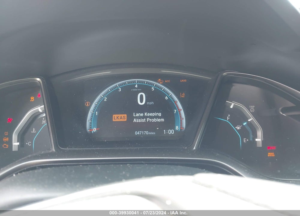 2019 HONDA CIVIC EX VIN: SHHFK7H62KU222824