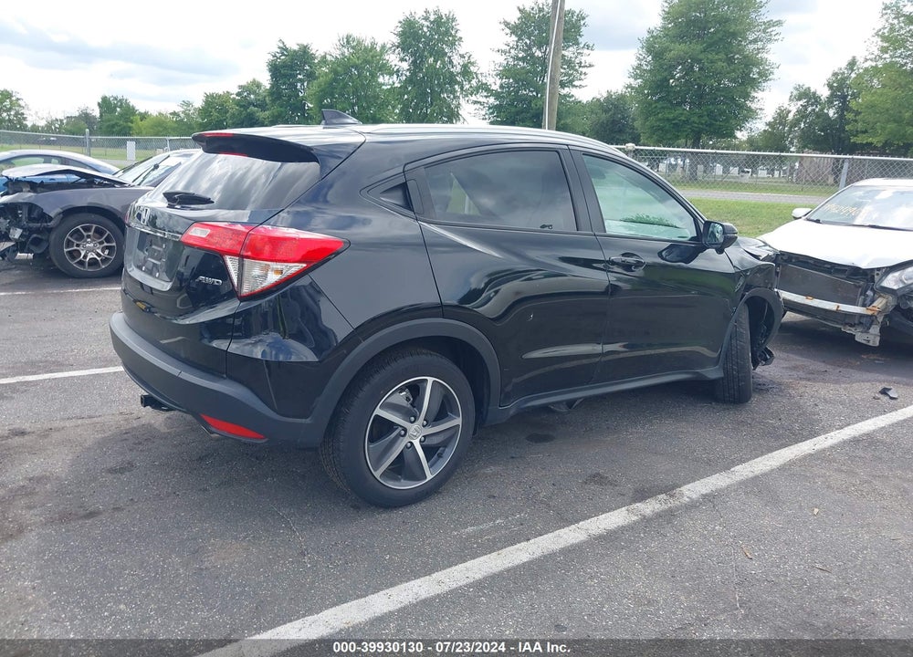 2022 HONDA HR-V AWD EX VIN: 3CZRU6H55NM772703
