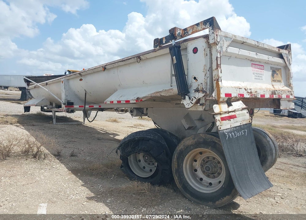 1998 WESTERN CONSTRUCTION COMPONENTS DUMP TRAILER VIN: 1W9103626WW172220