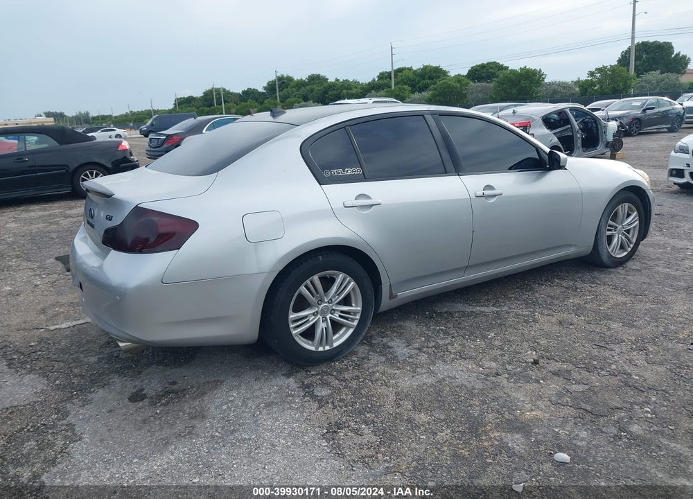 2013 INFINITI G37X VIN: JN1CV6AR1DM750975