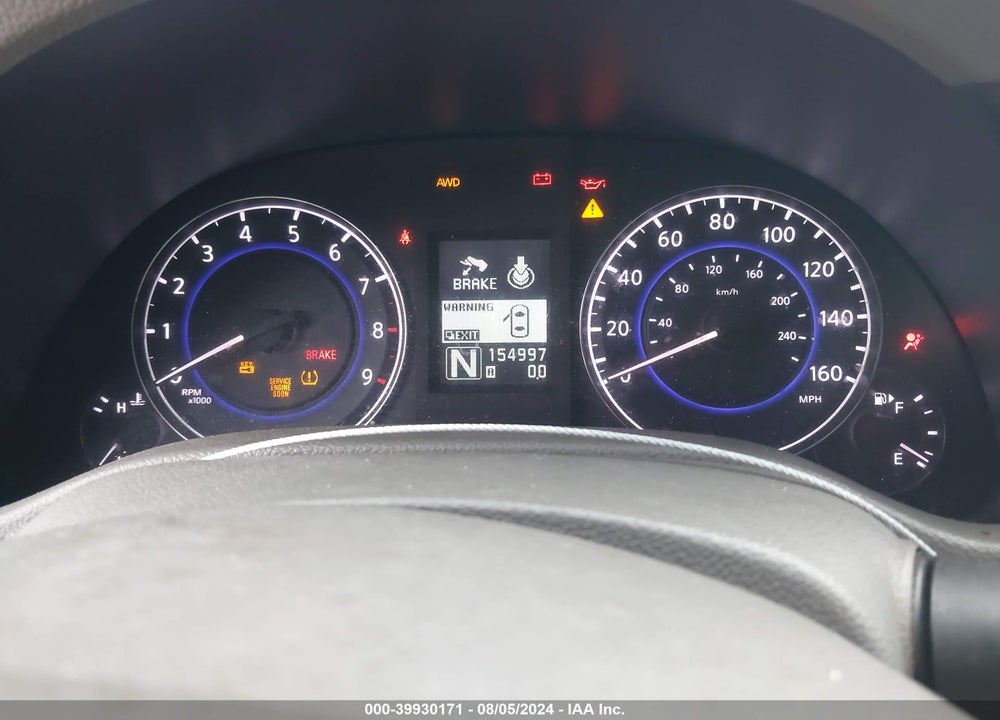 2013 INFINITI G37X VIN: JN1CV6AR1DM750975