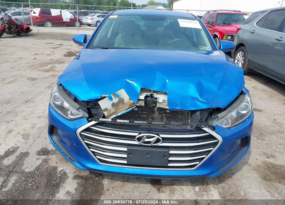 2017 HYUNDAI ELANTRA SE VIN: KMHD84LF9HU063762