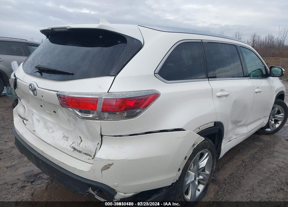2014 TOYOTA HIGHLANDER LIMITED V6 VIN: 5TDDKRFH4ES050076